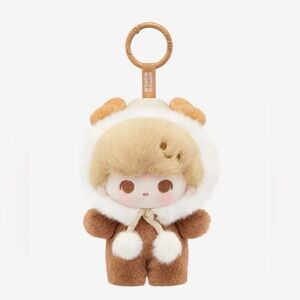 Authentic POP BEAN Fluffy & Cozy- Plush Pendant- UNOPENED - DIMOO Woolly Baa-Baa